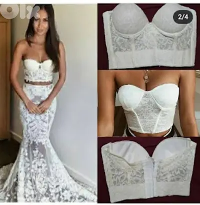 top corsset only in white s to xxL
