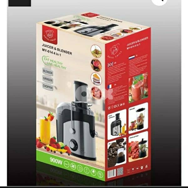 Royal swiss juice extractor+Blender+chopper+cof/4$ Delivery 2