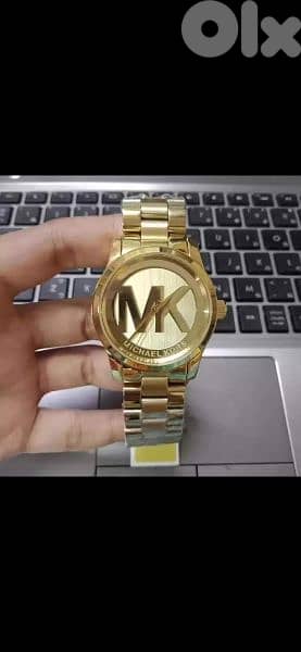 watch MK copy gold Runway used twice 2