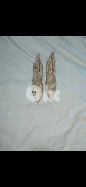 shoes Jessica Simpsons ankle boots open sides 39/40. used once 9
