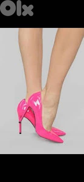 shoes neon pink stilletto 38/39 used once 5