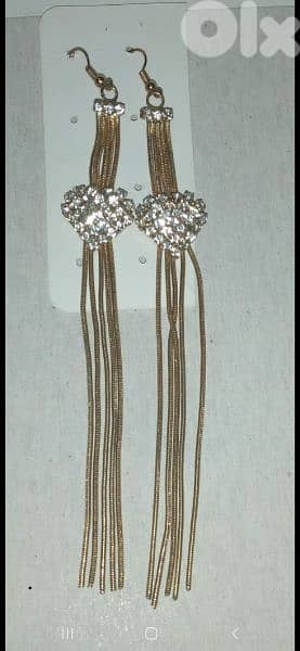 earrings long tassel gold available pendant 1