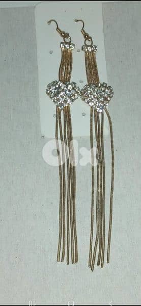 earrings long tassel gold available pendant 2