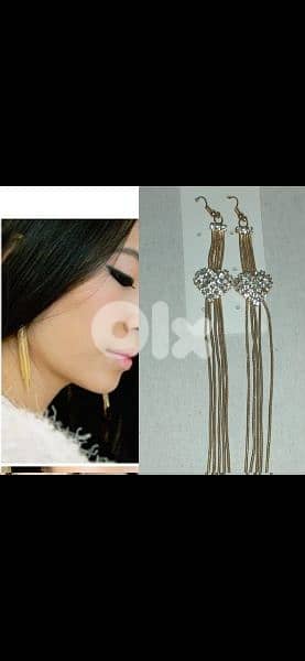 earrings long tassel gold available pendant 3