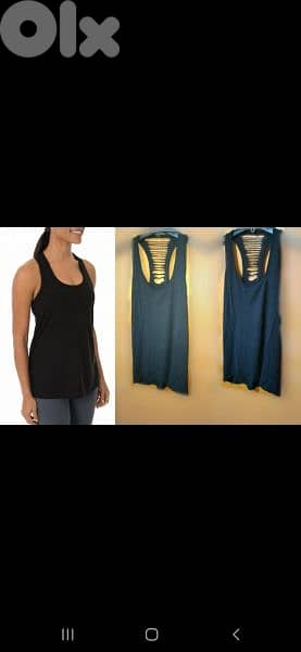 top. tank top shreded back s to xxL 0