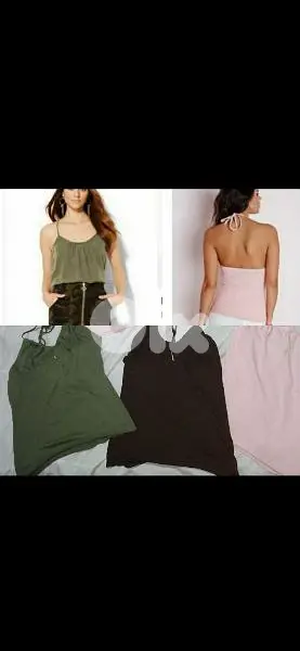 top halter top 3 colours cotton s to xxL