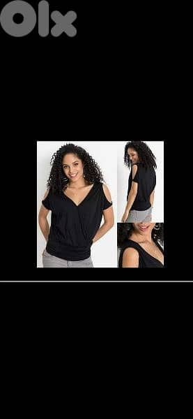 top v neck open sleeves s to xxL 1