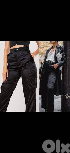 pants satin with side pockets lycra s to xxL 0