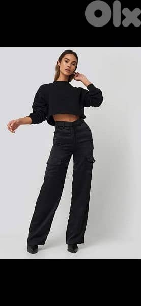 pants satin with side pockets lycra s to xxL 2