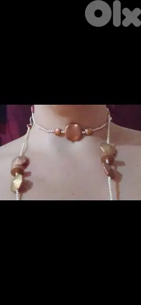 necklace vintage necklace pearl / beads