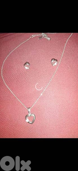 set from YSL silver 924 eartings and necklace 2