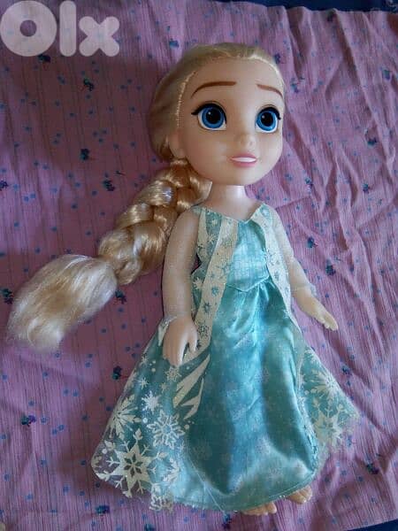 QUEEN ELSA FROZEN 1 Disney ANIMATOR as new doll=22$ 3