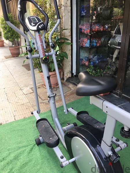 elliptical byke like new we have also all sports equipment 3
