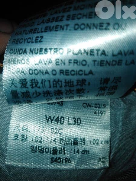 Levis signature size W40 L30 2