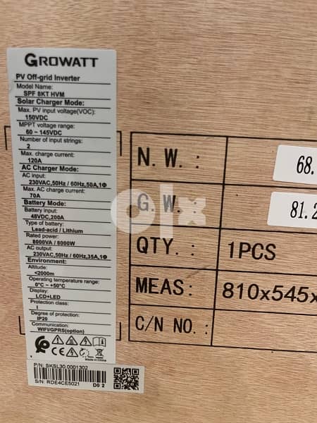 growatt spf 8kt hvm low frequency 2