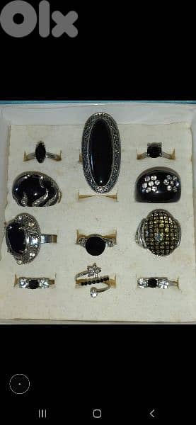 adjustable rings stainless steel 2=15$ 1