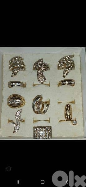 adjustable rings stainless steel 2=15$ 2