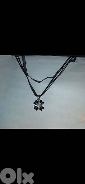 necklace vintage necklaces crochet or black stripes 3