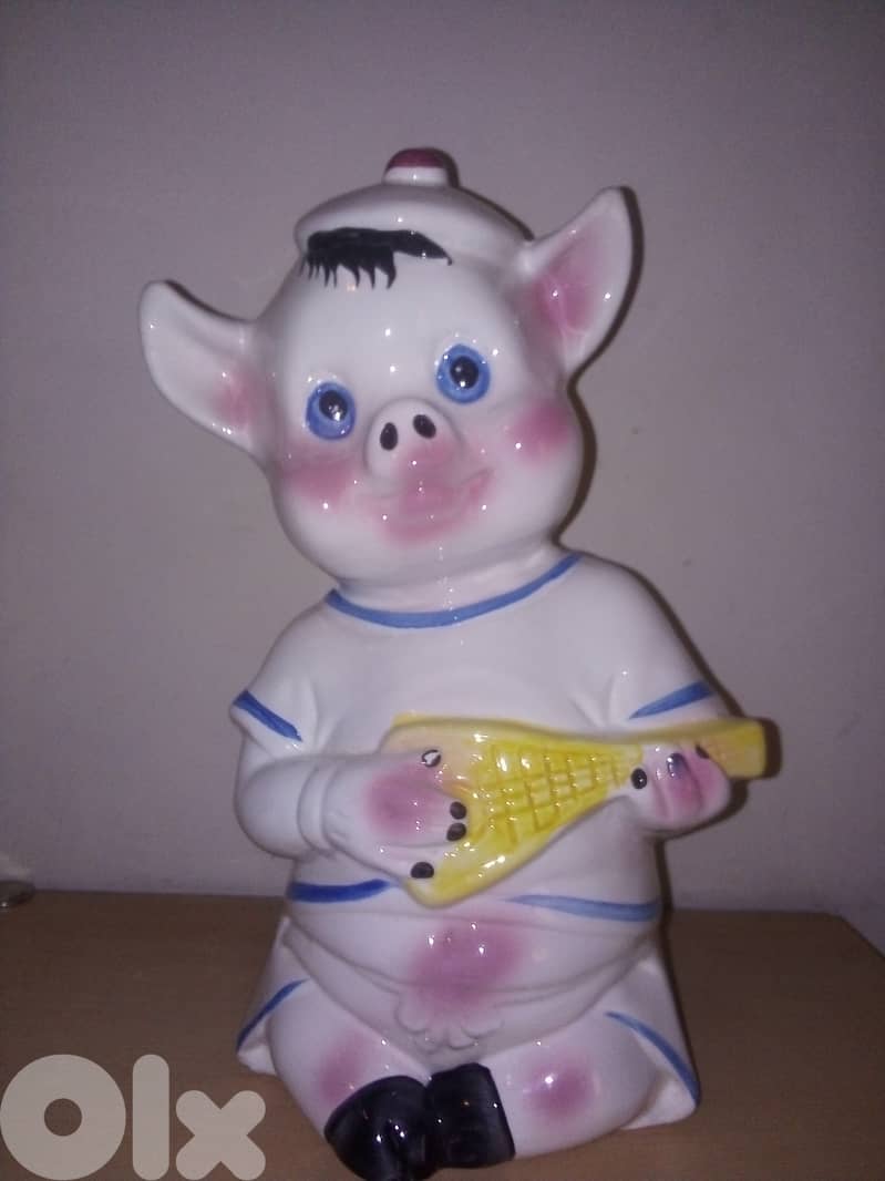 Vintage ceramic piggy bank 30cm 0