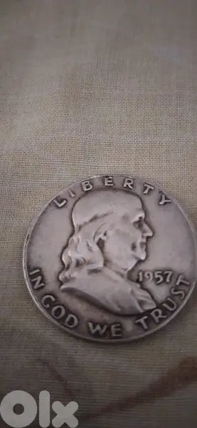 USA Memorial for president Franklin Silver  Half Dollar Coin  12. grs