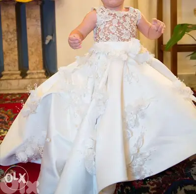 Dress haute cautur for baptism