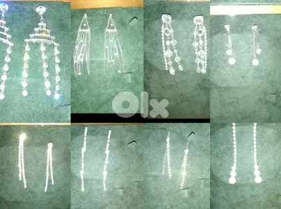 long earrings strass