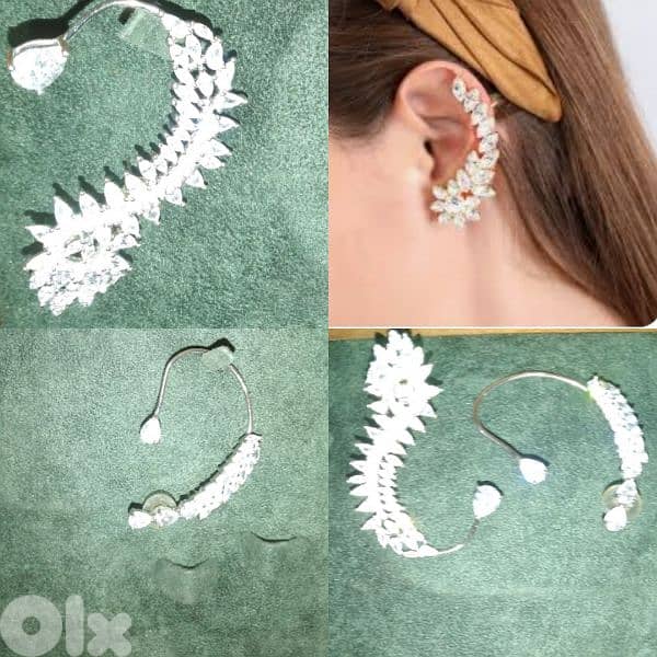 earrings crystall big size swarovski authentic 2 styles 6