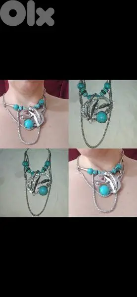 necklace high quality necklace turquoise stones