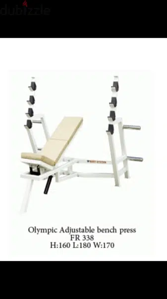 olympic bench press flat incline like new 70/443573 RODGE