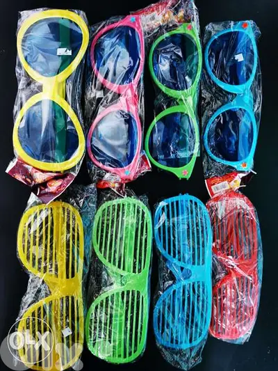 Party shutter eyeglasses and sunglasses