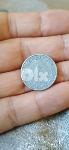 German Nazi Coin WW 2 years 1940 to 1945 0