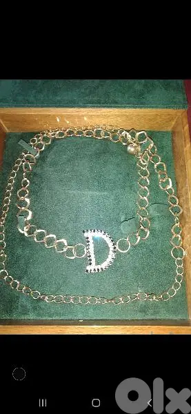 necklace copy Dior belt or necklace can be worn both gold tone