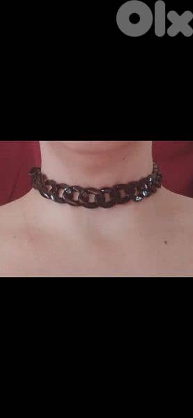 necklace chain form necklace black choker 1
