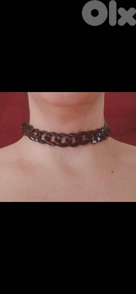 necklace chain form necklace black choker 2
