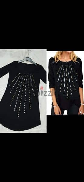 top with details silver/ gold s to xxL 0