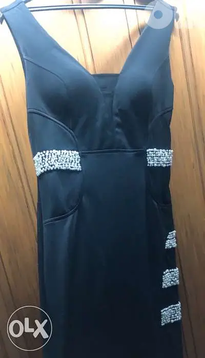 women clothing, فستان, evening dress, wedding, Long Black Dress