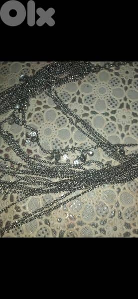 necklace sanessel taba2at 3a2ed ma3 strass 1