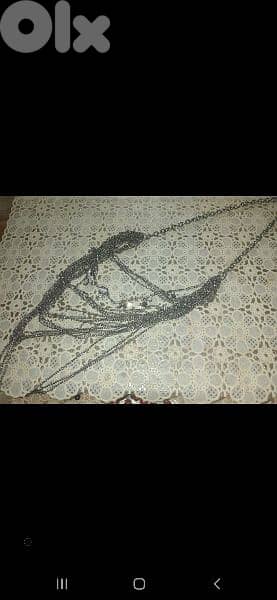 necklace sanessel taba2at 3a2ed ma3 strass 6
