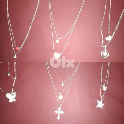 necklace double chain necklace