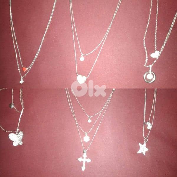 necklace double chain necklace 0