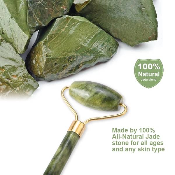 Gua sha & jade roller 3 in 1 1