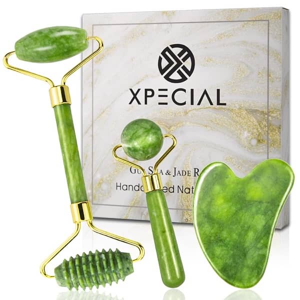 Gua sha & jade roller 3 in 1 2