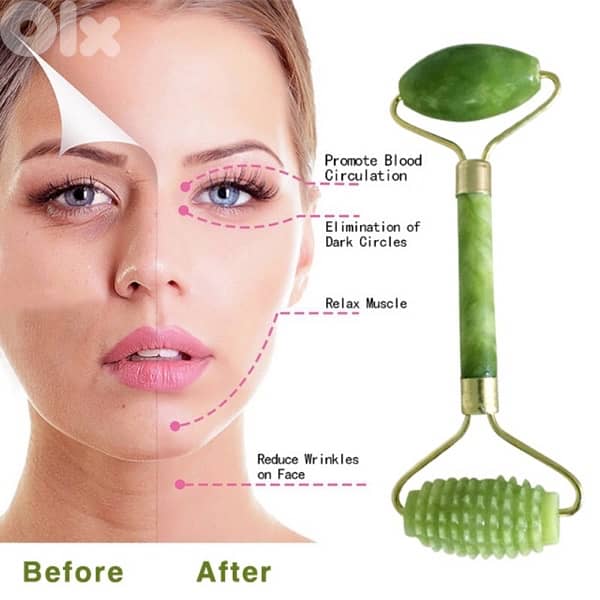 Gua sha & jade roller 3 in 1 7