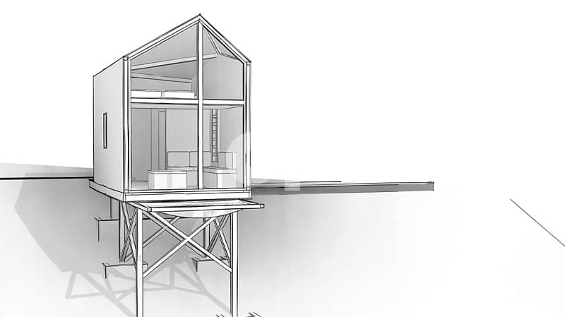 Prefab/Guesthouse Wooden Cabin Work 10
