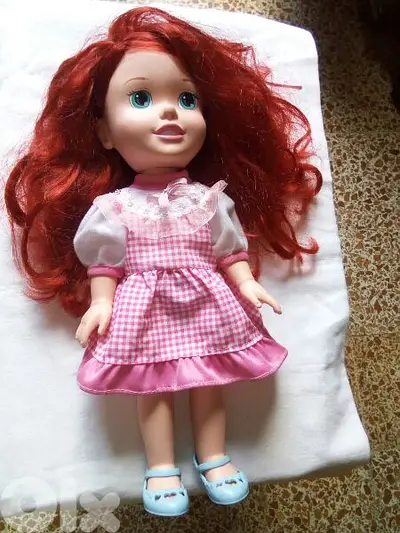 ARIEL PRINCESS DISNEY ANIMATOR BABY princess as new dressed +shoes=21$
