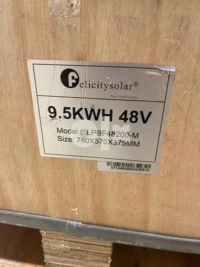 felicity lithium battery 200ah 48v 10kwh class A