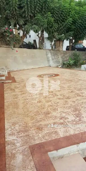تعهد جميع انواع الباطون المطبع
