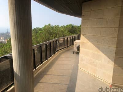 290 Sqm | Spacious Apartment in Beit El Chaar | Sea and mountain view