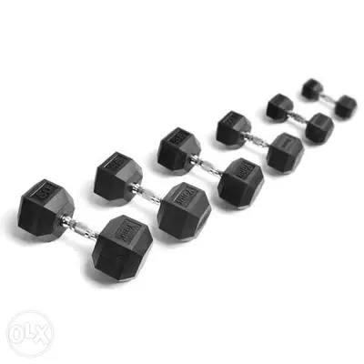 hexagon dumbbells