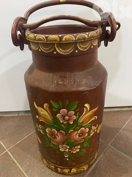 big milk container early 20th century 0